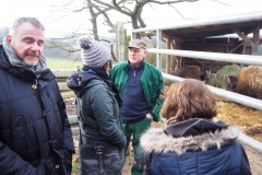 Dirk Reinhold, Sabinde Dornberg und Landwirt Roth