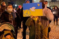 ca 250 Leute waren auf der Mahnwache