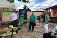 Bürgermeister D. Neßwald, Tino Fleckenstein (Sprecher OV Klm), Markus Büchler