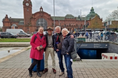 Ankunft in Wiesbaden mit  Katharina Dröge