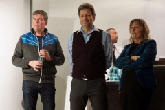 Volker Goll, Robert Habek mit Christine Scheel