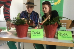 Artur Schnatz und Marleen Lörzel (beide KreissprecherInnen)