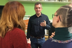 Christian Zwanziger mit Lisa Bleck und Nicole Merlau (beide Mömbris)