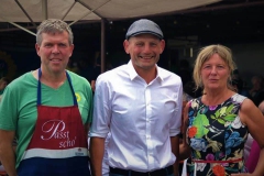 Volker Goll, Frank Meidhof und Christine Scheel