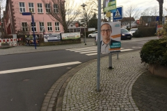 Sieht man hier noch das Kind am Zebrastreifen?