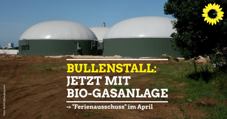 Bullenstall, jetzt sogar mit Biogasanlage