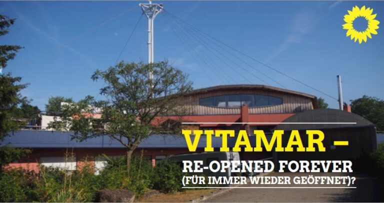 VITAMAR – re-opened forever (für immer wieder geöffnet)?
