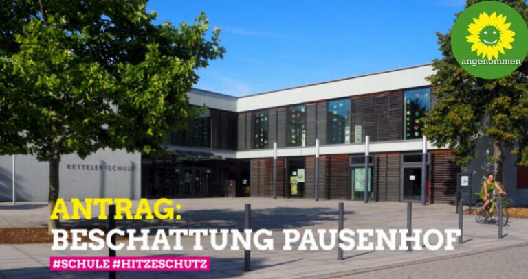 Beschattung Pausenhof Kettelerschule