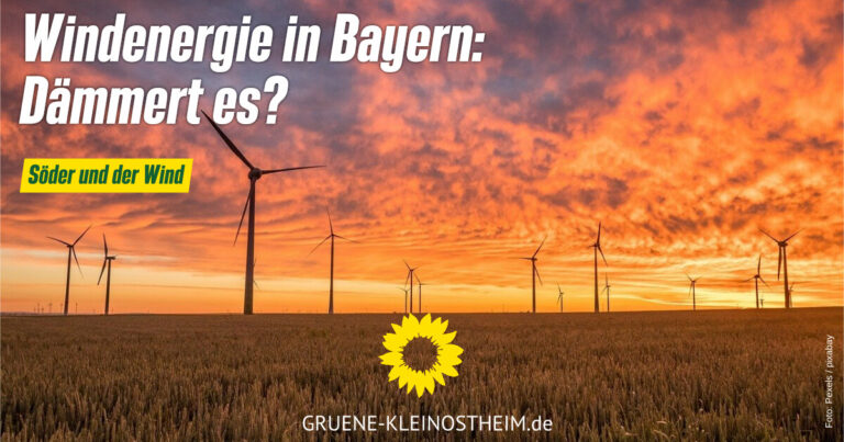 Ministerpräsident Söder und die (Wind-)Energie