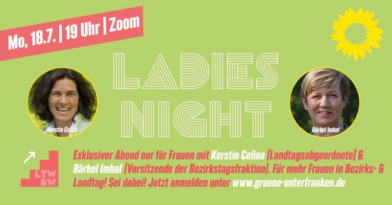 Ladies Night – für mehr Frauen in Bezirks- und Landtage (Digital)