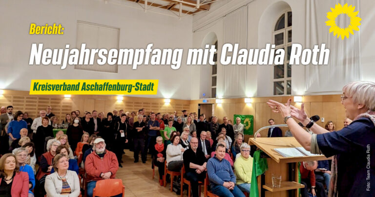Neujahrsempfang mit Claudia Roth in Aschaffenburg