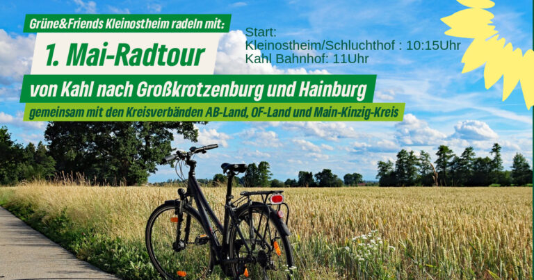 1. Mai-Radtour rund um Großkrotzenburg und Kahl