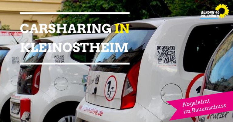 Carsharing im Bauausschuss abgelehnt