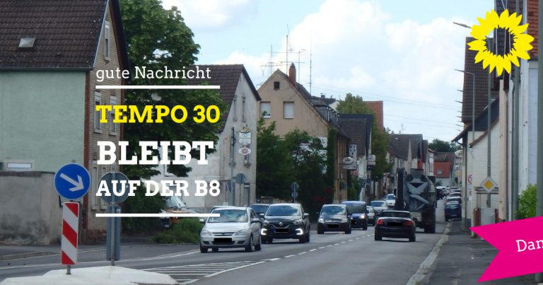 Erfreulich: Tempo 30 bleibt﻿