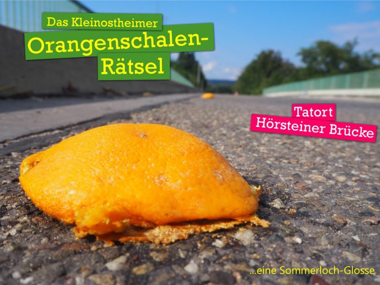 Das Kleinostheimer Orangenschalenrätsel