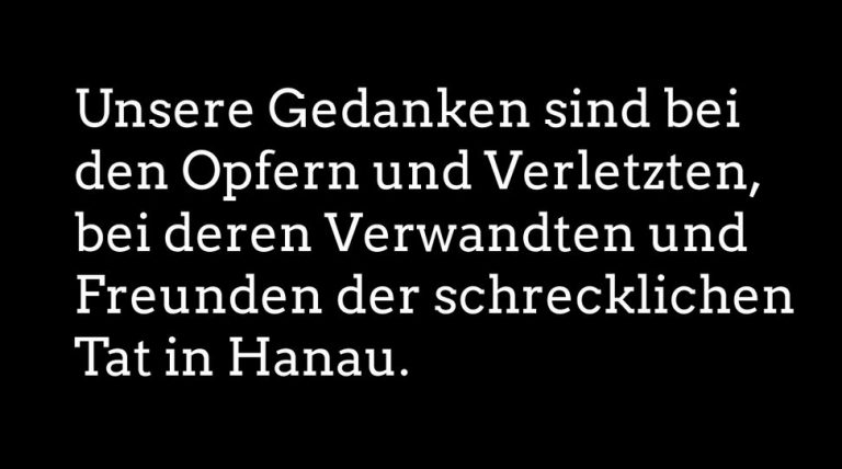 Mahnwachen in Aschaffenburg und Hanau