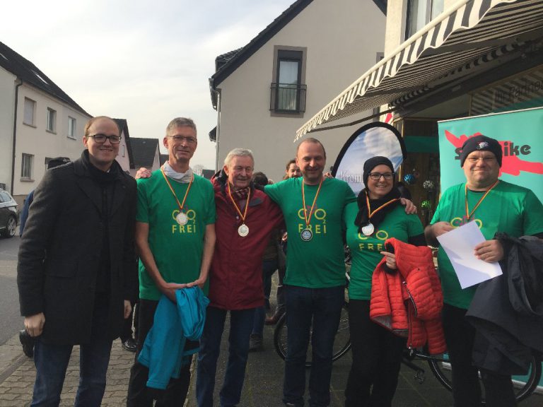 Stadtradeln: Zweiter Platz für das Team Grüne Radler