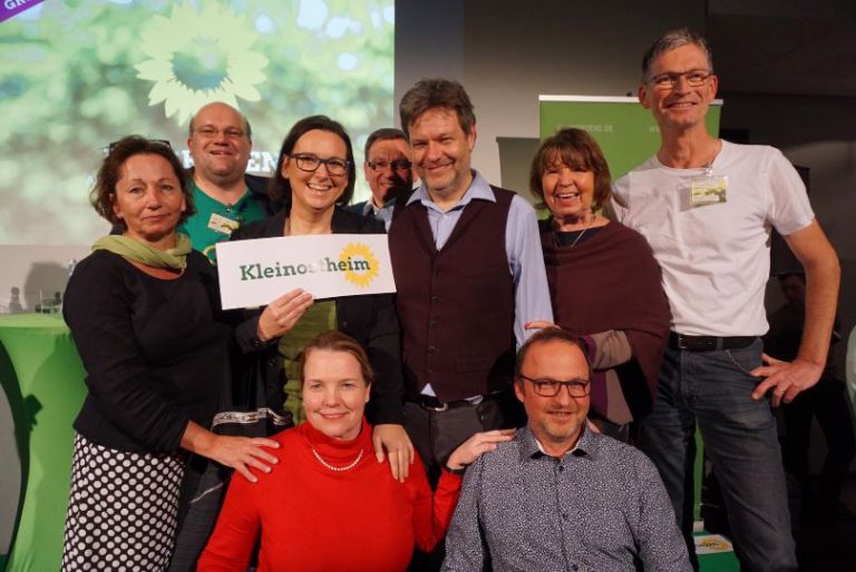 Kleinostheimer Grüne bei Robert Habeck in Aschaffenburg