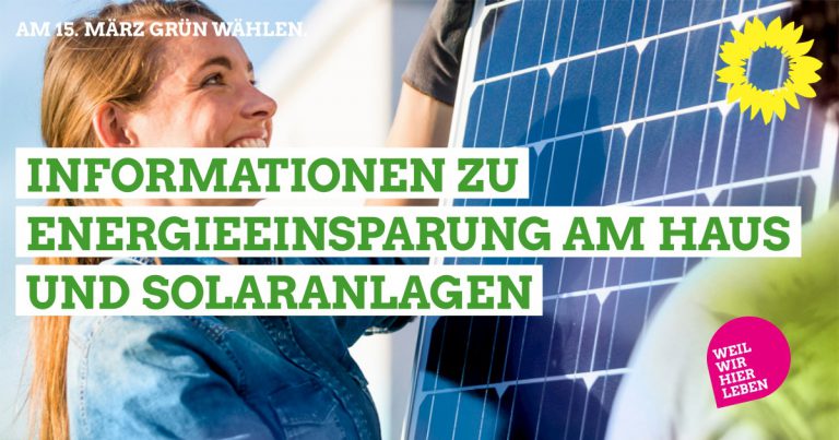 Wo kann ich mich informieren wenn es um  Energieeinsparung am Haus oder eine Solaranlage geht?