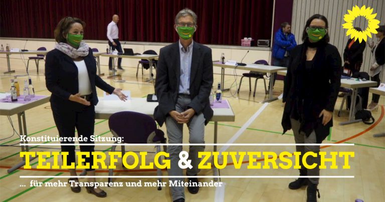 Konstituierende Sitzung: Teilerfolg und Zuversicht