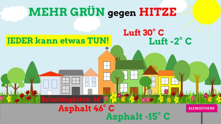 Mehr GRÜN gegen HITZE