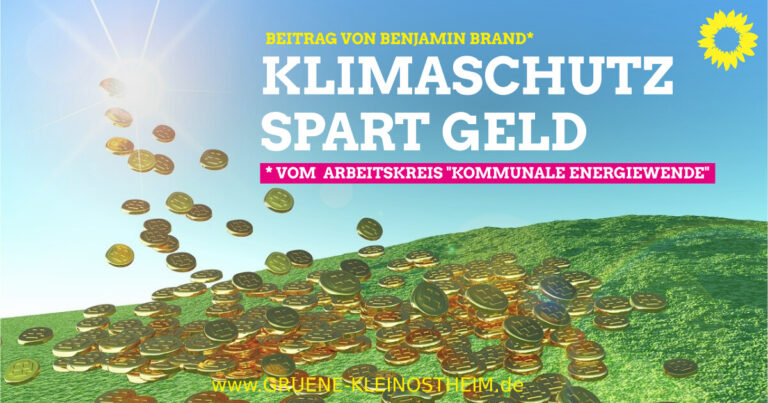 Klimaschutz spart Geld