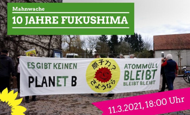 Fukushima-Mahnwache in Kahl