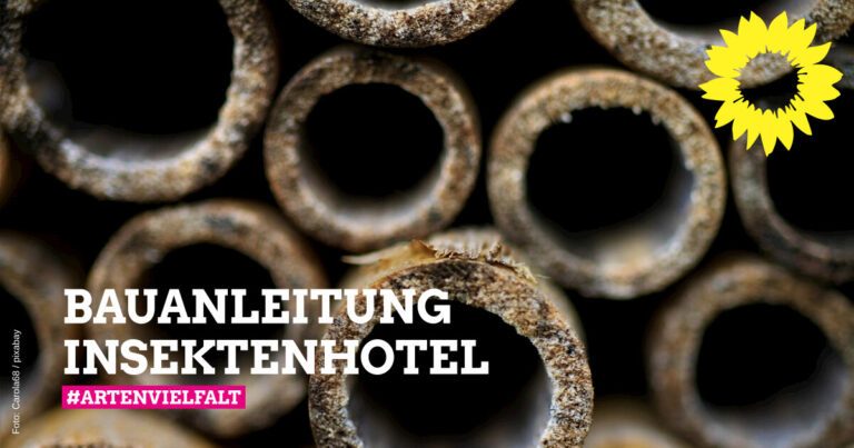 Bastelanleitung für ein Insektenhotel