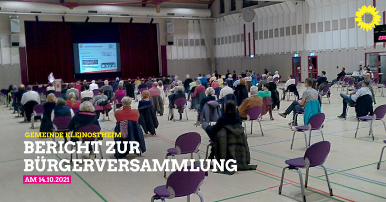 Bürgerversammlung in der Maingauhalle