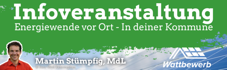 Infoveranstaltung: Energiewende vor Ort – in  deiner Kommune