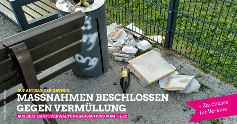 Maßnahmen gegen Vermüllung beschlossen 