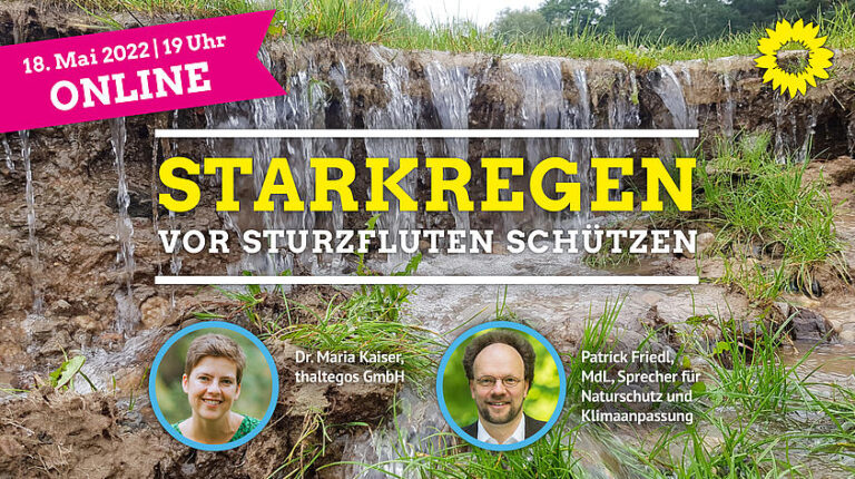 Starkregen: Vor Sturzfluten schützen