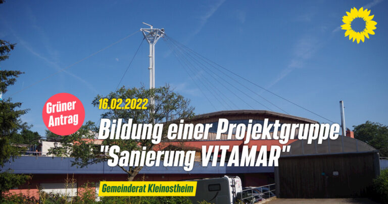 Bildung einer Projektgruppe „SanierungVITAMAR“