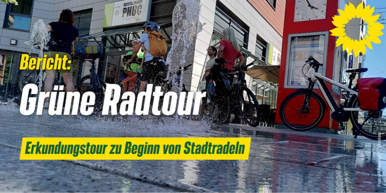 Radtour zu Beginn des Stadtradelns