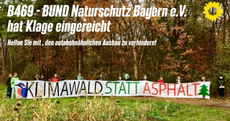 B469: BUND Naturschutz hat Klage eingereicht