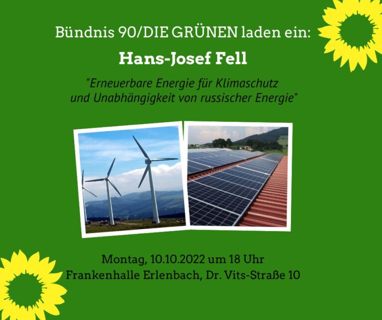 Erneuerbare Energie für Klimaschutz und Unabhängigkeit von russischer Energie