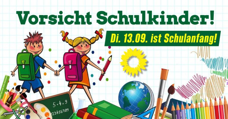 Vorsicht Schulkinder!