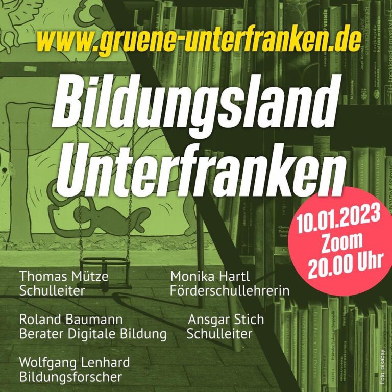 Online-Diskussion: Bildungsland Unterfranken