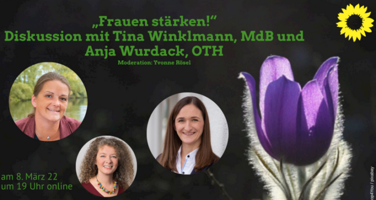 Onlinedialog zum Weltfrauentag mit Tina Winklmann: Durchlässigkeit für Weiterbildung steigern