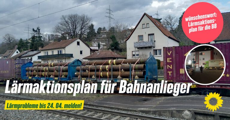 Lärm-Aktionsplan für Bahnanlieger