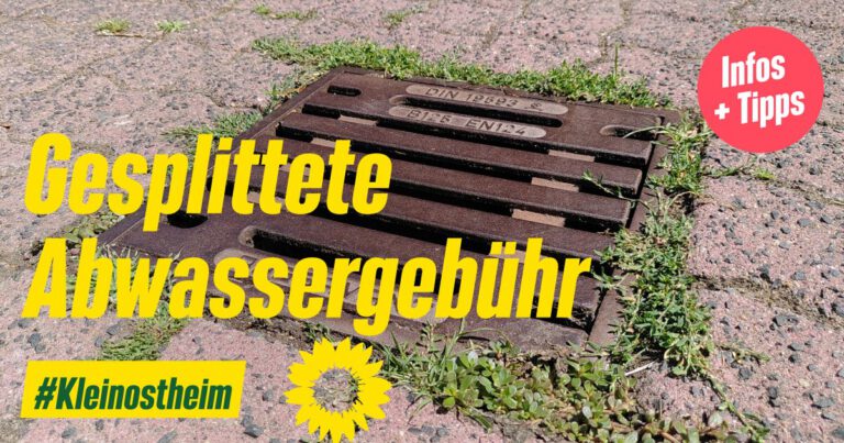 Infos zur Einführung der gesplitteten Abwassergebühr