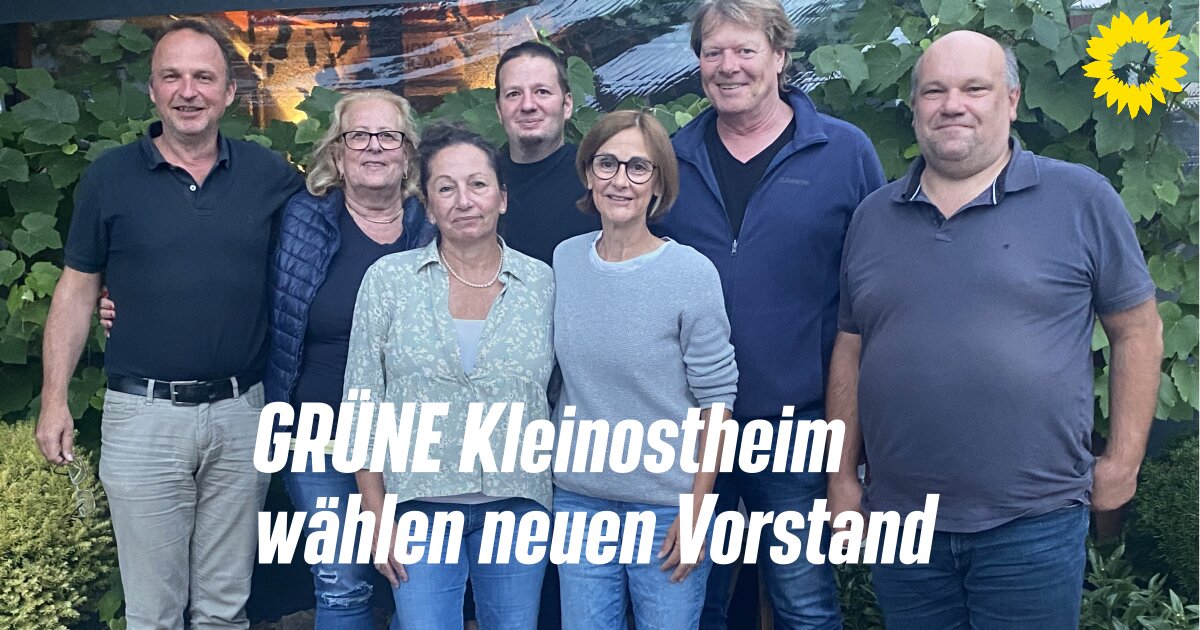 Grüne Kleinostheim wählen einen neune Vorstand