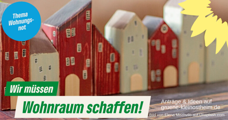 Wohnraum schaffen!