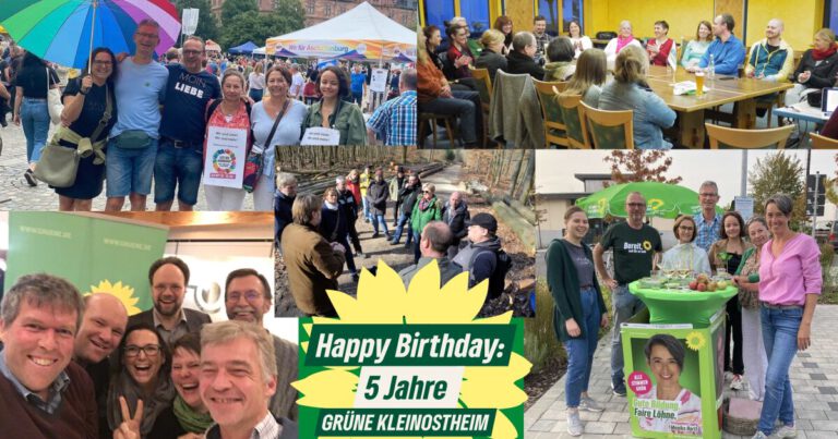 Jubiläum: 5 Jahre Grüne Kleinostheim