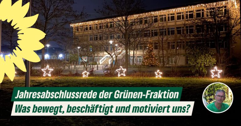 Jahresabschlussrede der Grünen-Fraktion