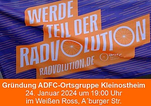 Veranstaltungstipp: Gründung ADFC-Ortsgruppe Kleinostheim