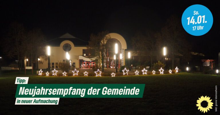 Tipp: Neujahrsempfang der Gemeinde in neuer Aufmachung