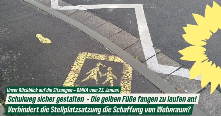 Bau-Klima-Mobilitäts-Ausschuss vom 23. Januar: