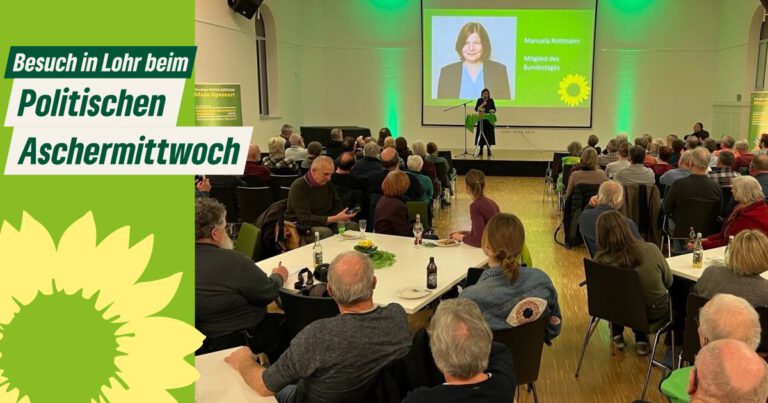 Besuch beim Politischer Aschermittwoch in Lohr