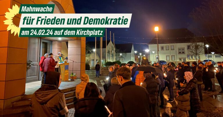 Mahnwache für Frieden und Demokratie